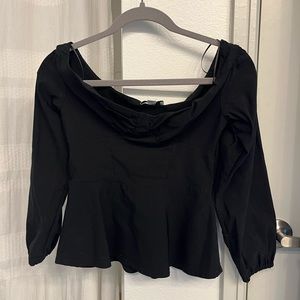 Topshop Off Shoulder Blouse